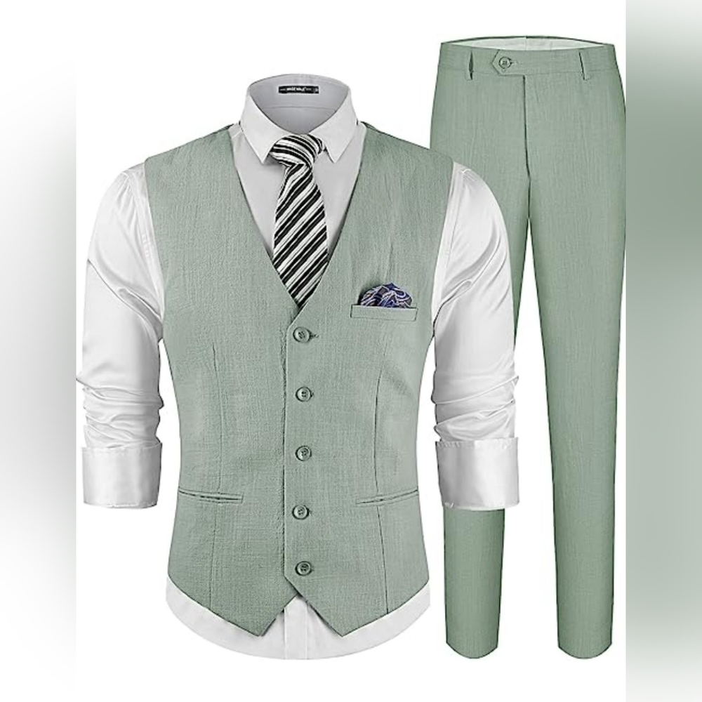 MAGE MALE Men's Slim Fit Blazer One Button Lightweight Sport Size: S